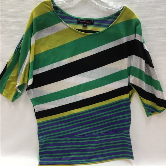 Almost Famous Tops - Top with Fun Sleeve Split. Almost Famous